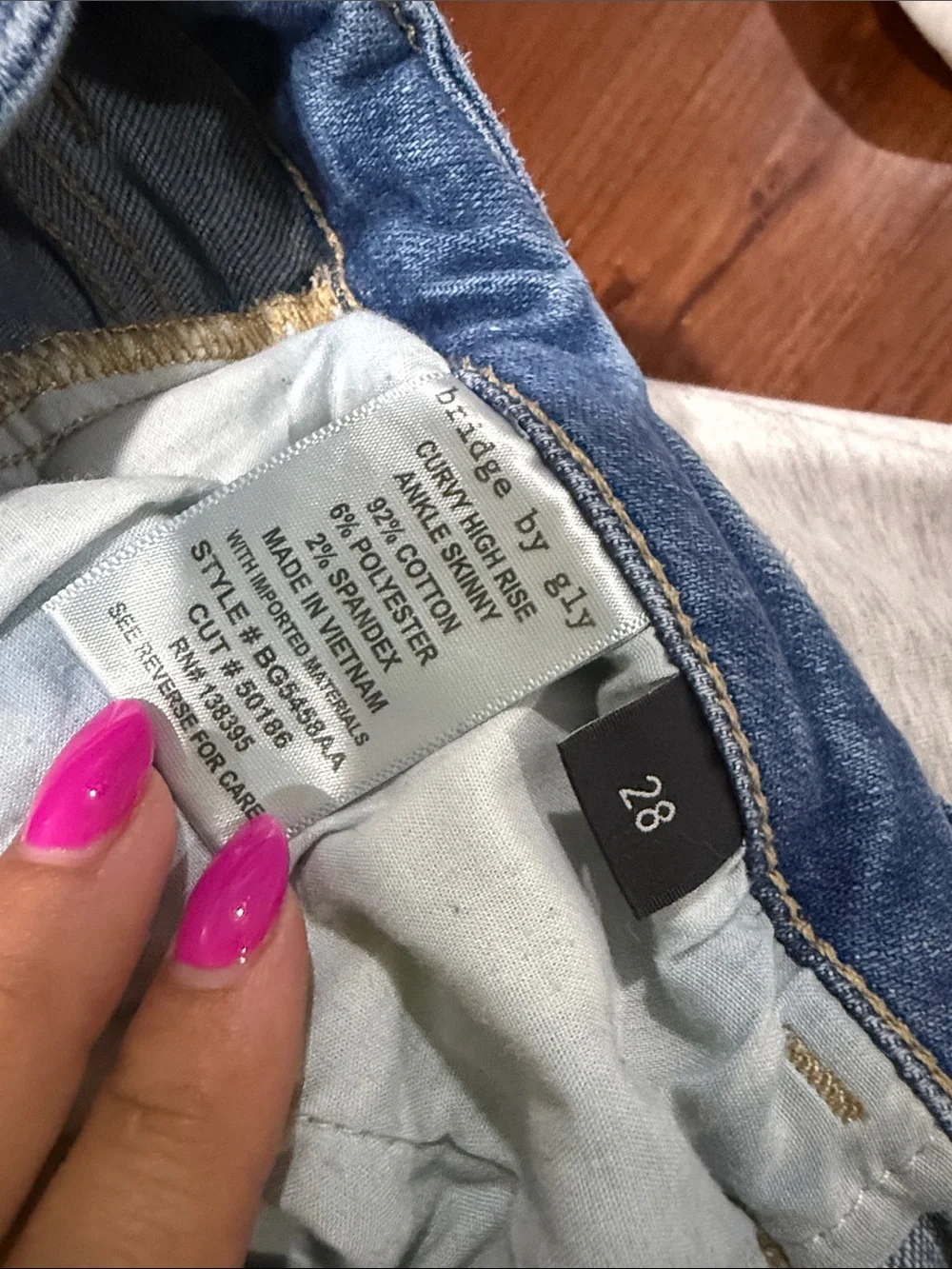 Women’s Light Blue Distressed Jeans